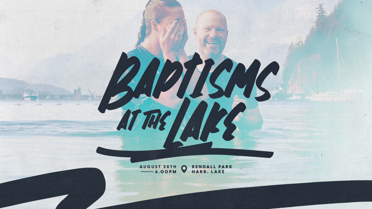 Baptisms at Harrison Lake