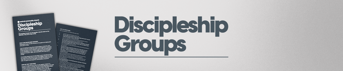 Discipleship Groups