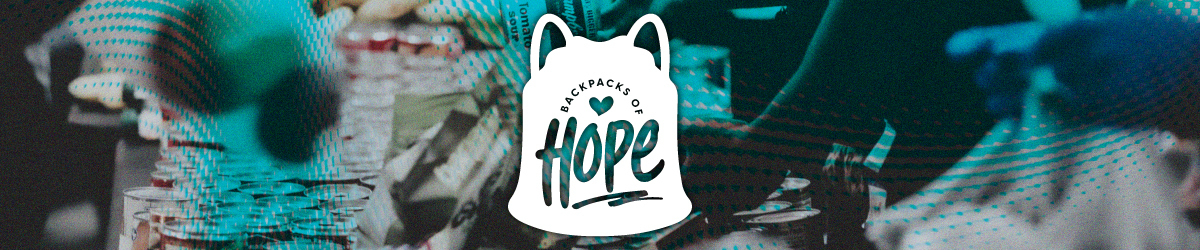 Backpacks Of Hope Banner Graphic