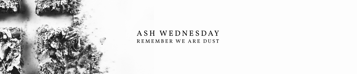 Ash Wednesday Banner